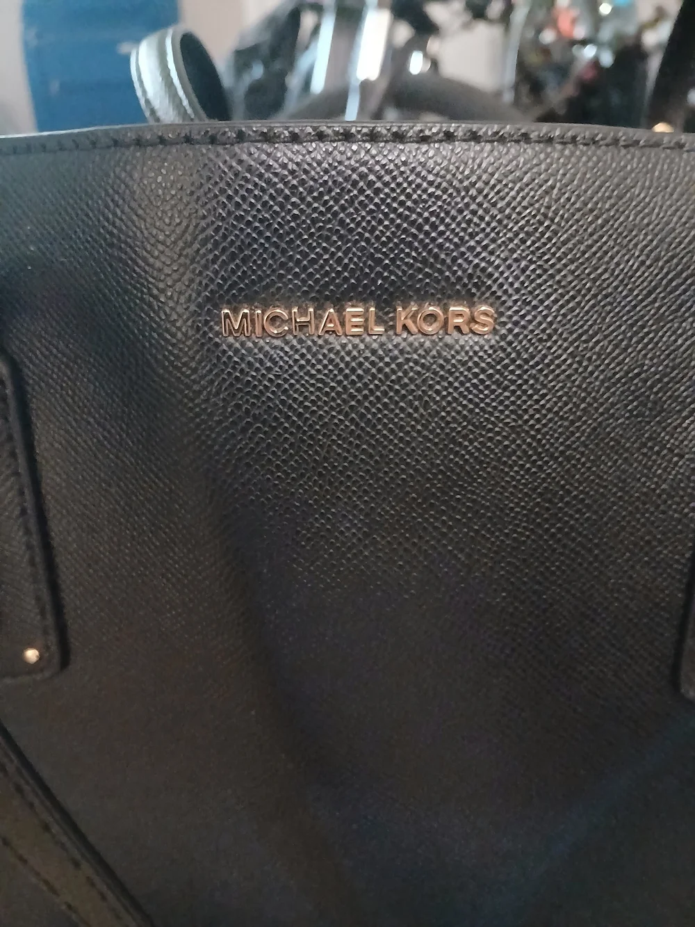 Michael Kors Black Saffiano Leather Tote